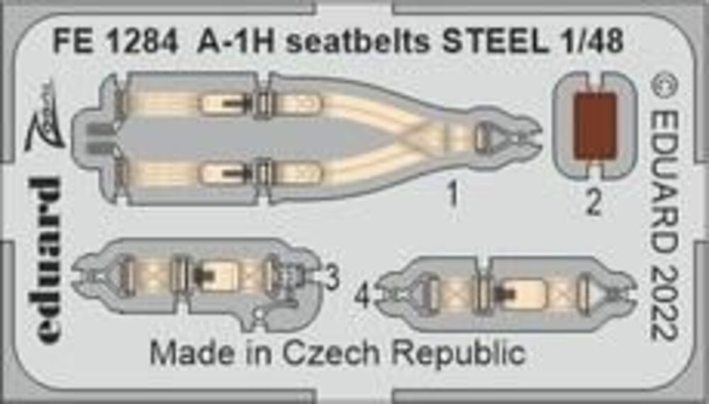 A-1H seatbelts STEEL 1/48