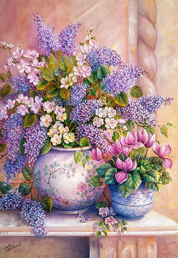 Lilac Flowers, Puzzle 1500 Teile