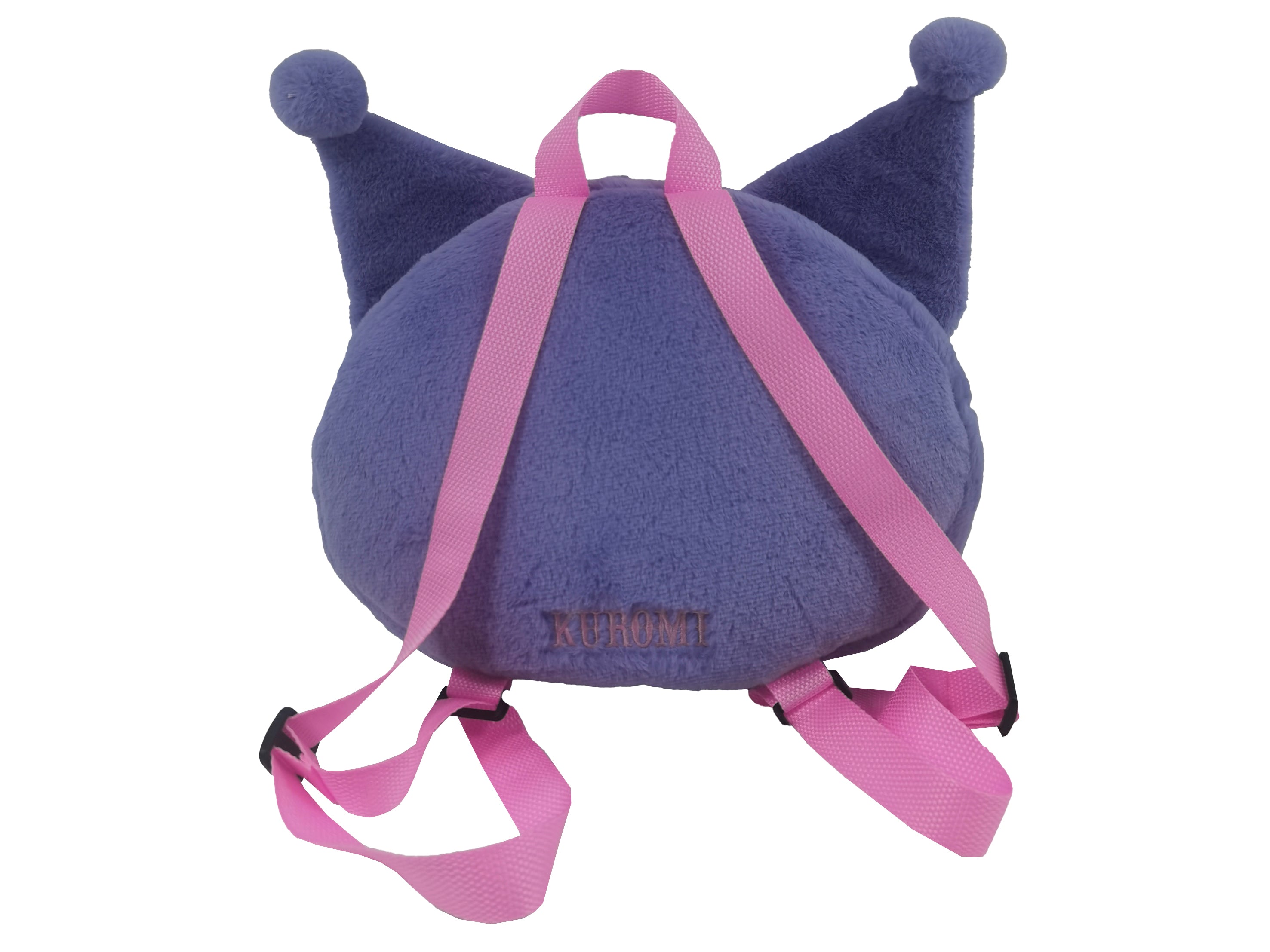 KUROMI - Purple - Fur Backpack - 28x24x7cm