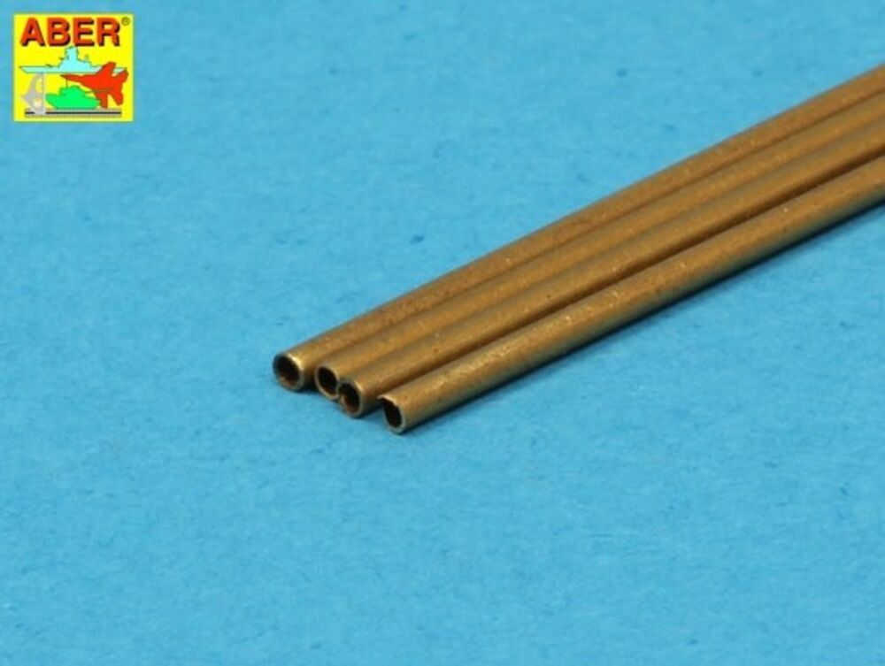 Brass Tubes 1,0x0,2mm lenght 250mm x 4 pcs.