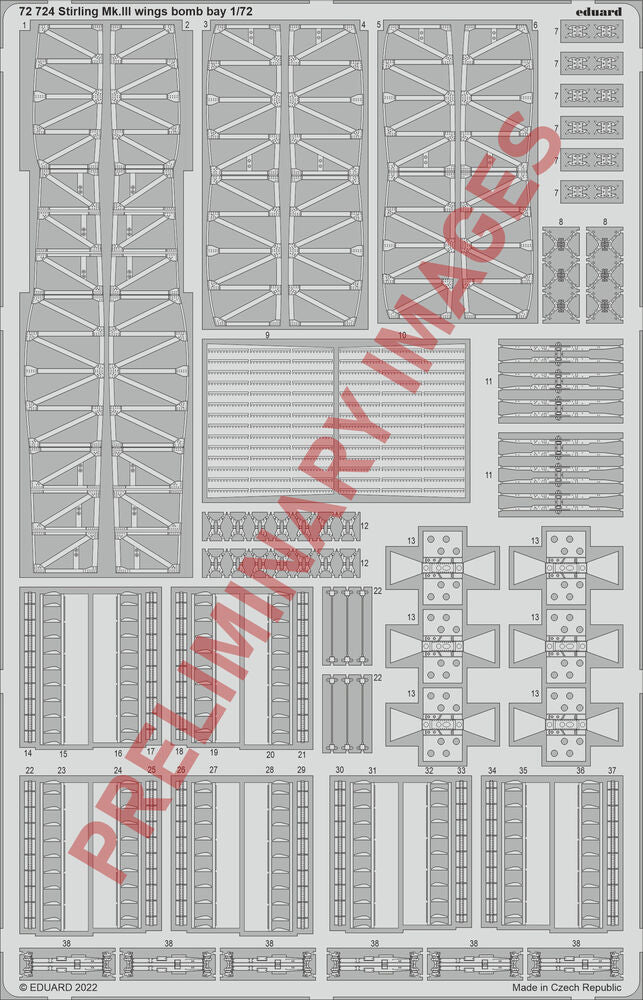 Stirling Mk.III wings bomb bays