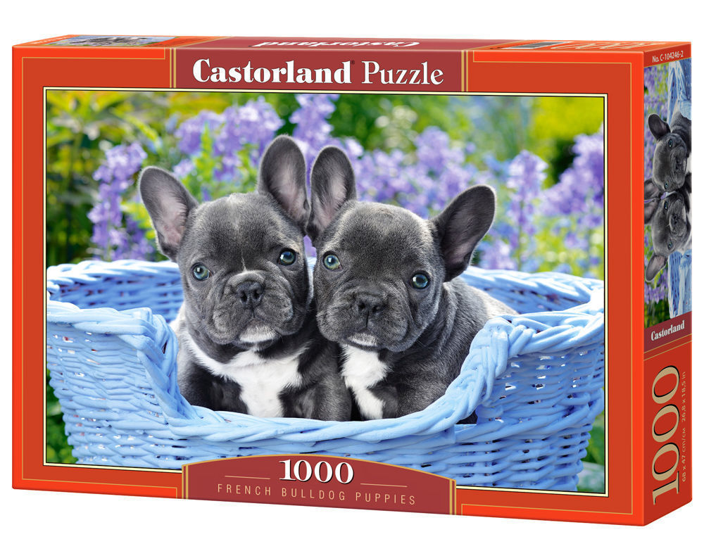 French Bulldog Puppies,Puzzle 1000 Teile