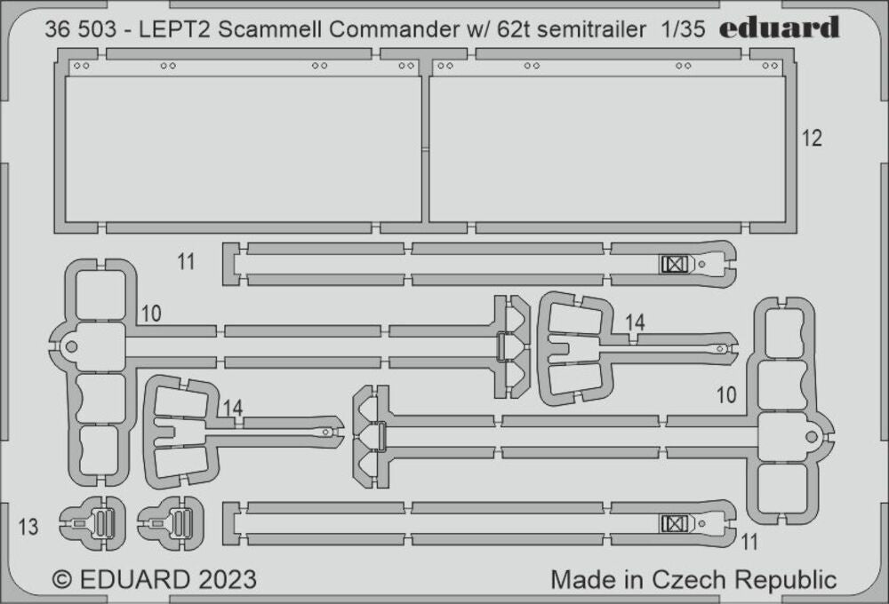 Scammel Commander w/ 62t semitrailer 1/35 HOBBY BOSS