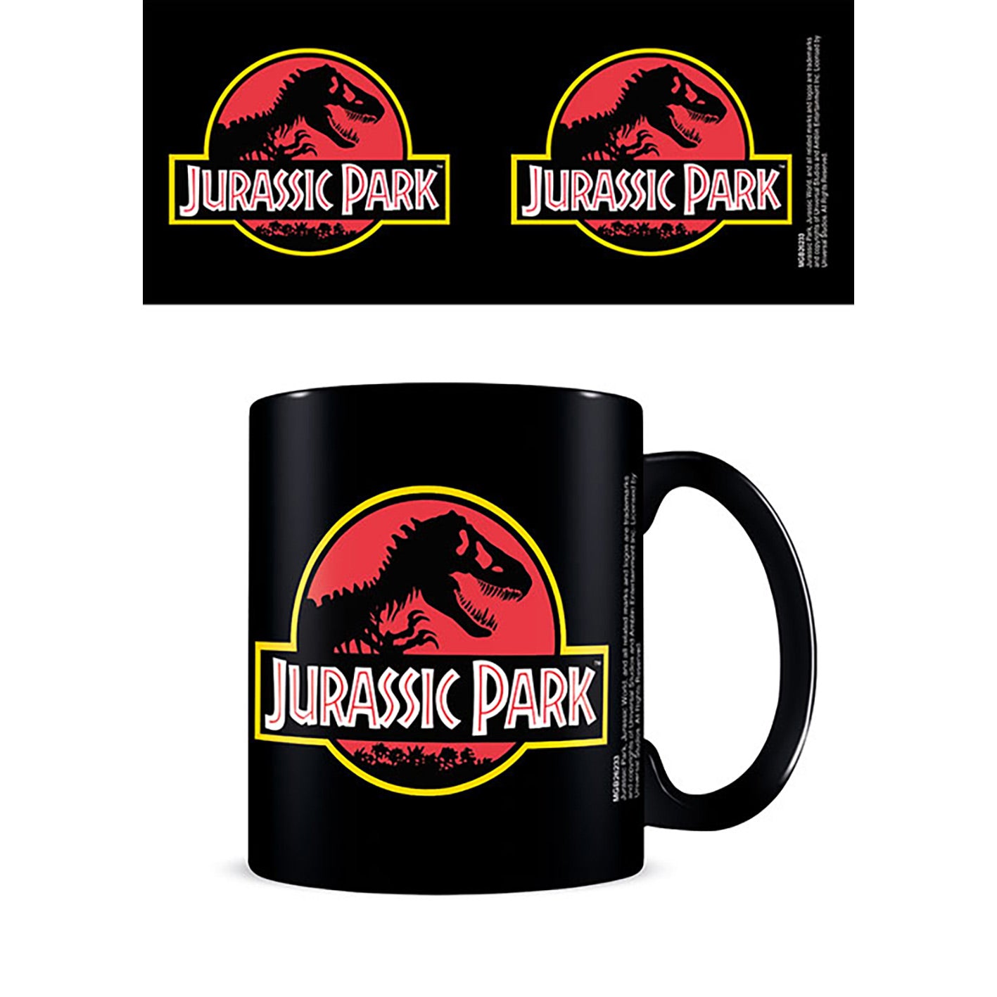 JURASSIC PARK - Logo - Black Pod Mug 11oz