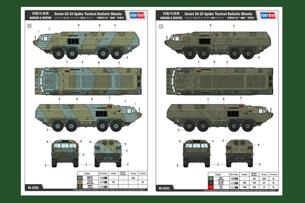 Soviet SS-23 Spider Tactical Ballistic M