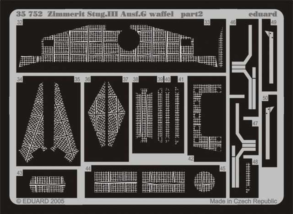 Zimmerit Stug. III Ausf. G waffel