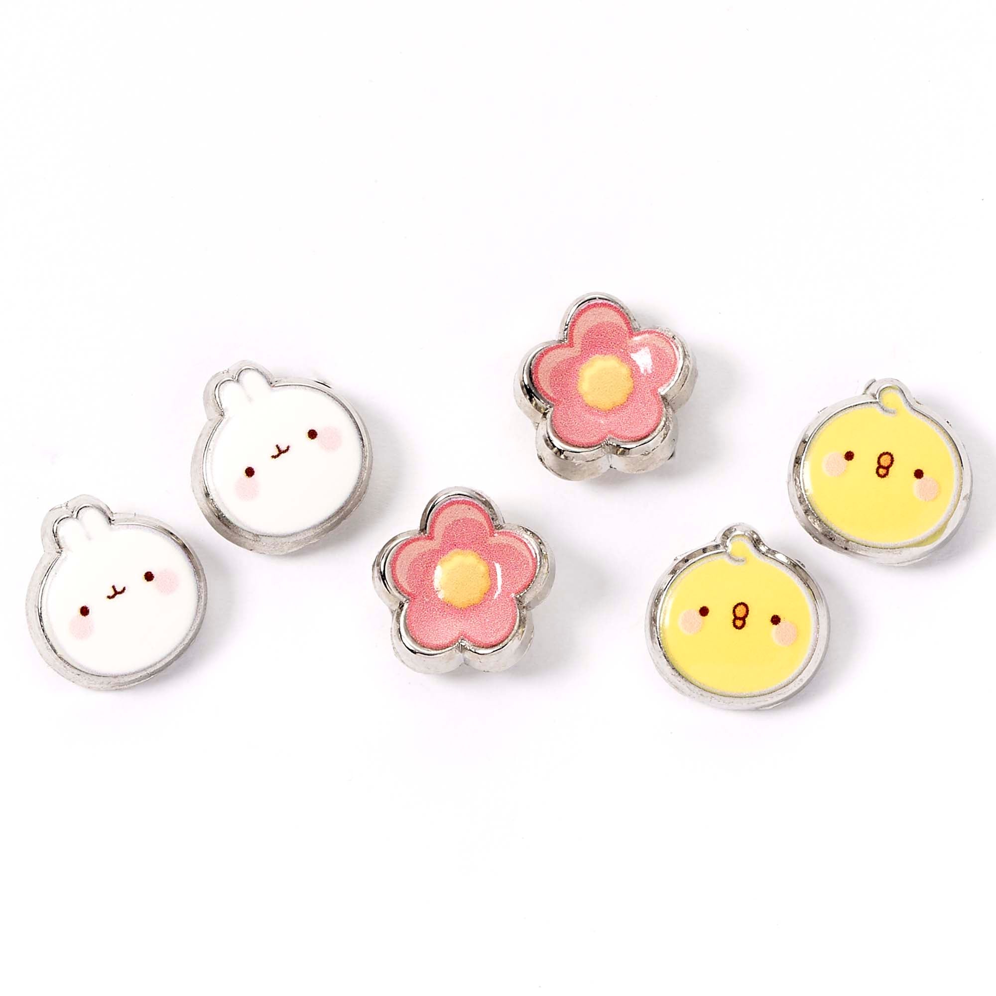 MOLANG & Piu Piu - Set of 3 Stud Earrings