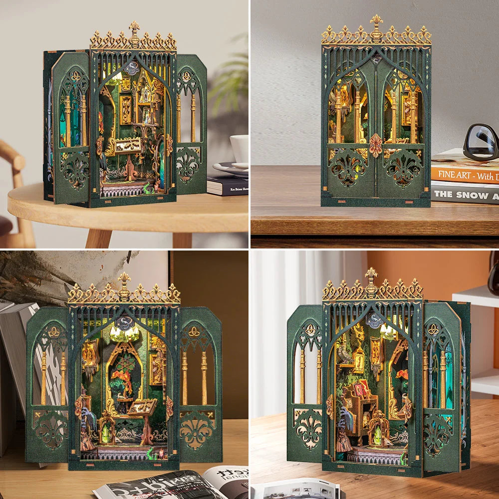 MINIATURE HOUSE - DIY - The Darkness Herbarium - 90pc + LED Light