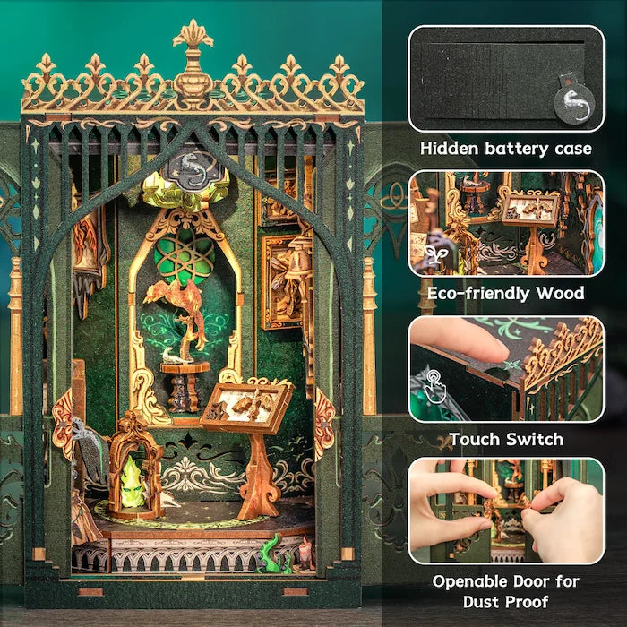 MINIATURE HOUSE - DIY - The Darkness Herbarium - 90pc + LED Light