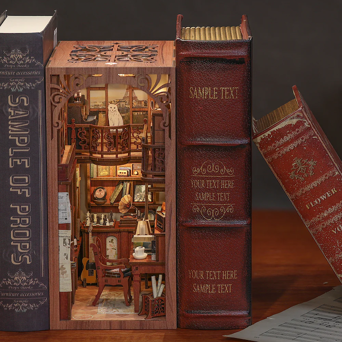 BOOK NOOK KIT - DIY - The Secret Rhythm - 355pc + LED Light