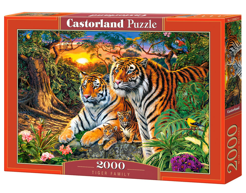 Tiger Family, Puzzle 2000 Teile