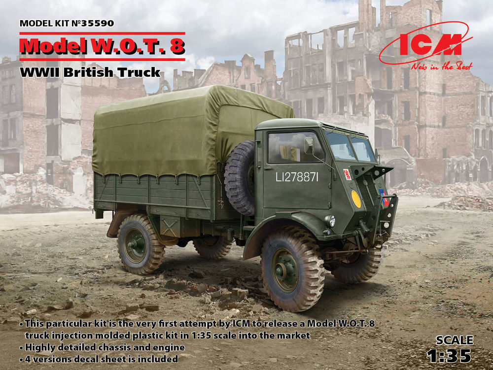 Model W.O.T.8, WWII British Truck