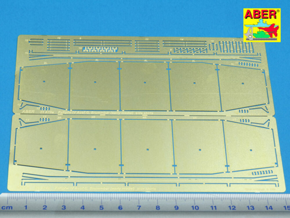 Side skirts for PzKpfw IV (G), Brummbar (Early)