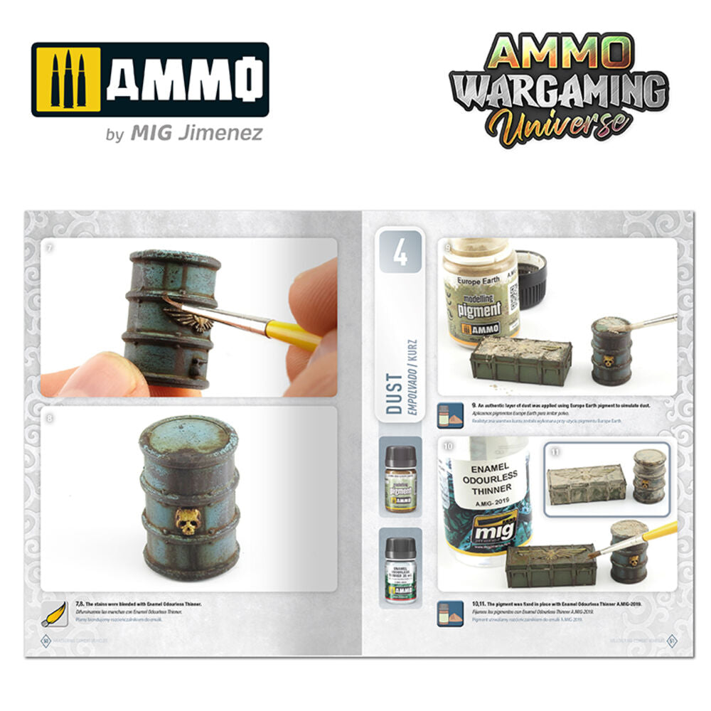 AMMO WARGAMING UNIVERSE Book 06 - Weathering Combat Vehicles (English, Castellano, Polski)