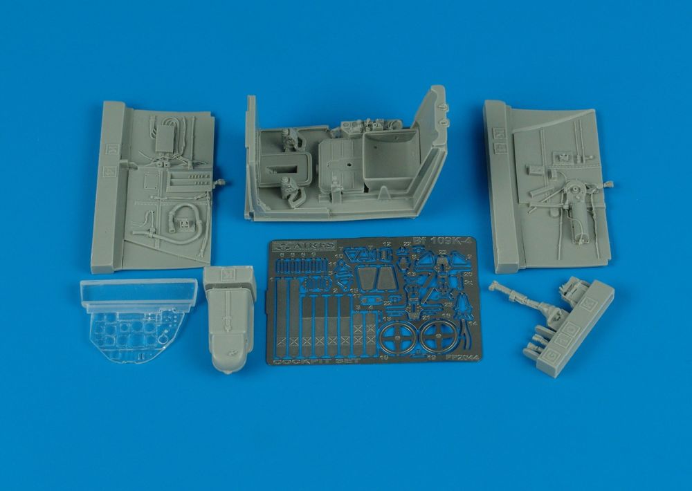 Bf 109 K cockpit set f��r Hasegawa Bausatz