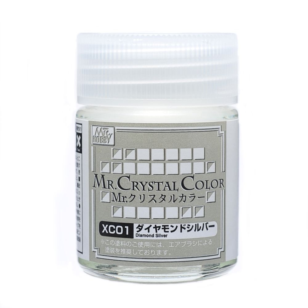 Mr Hobby -Gunze Mr. Crystal Color (18ml) Diamond Silver