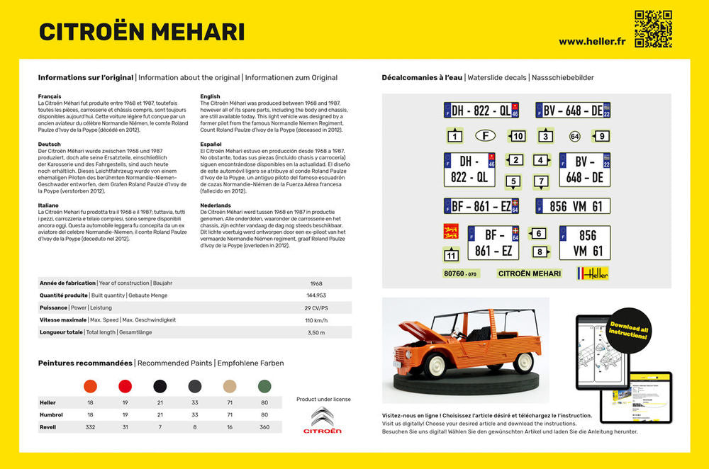 STARTER KIT Citroen Mehari (Version 1)