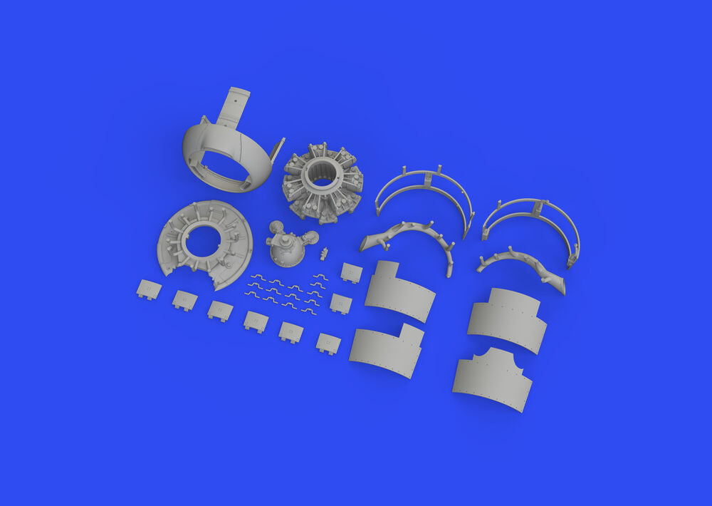 F4F-4 engine PRINT 1/48 EDUARD