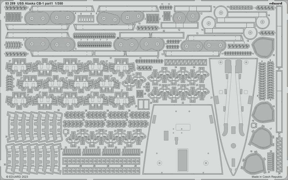 USS Alaska CB-1 part 1 for HOBBY BOSS