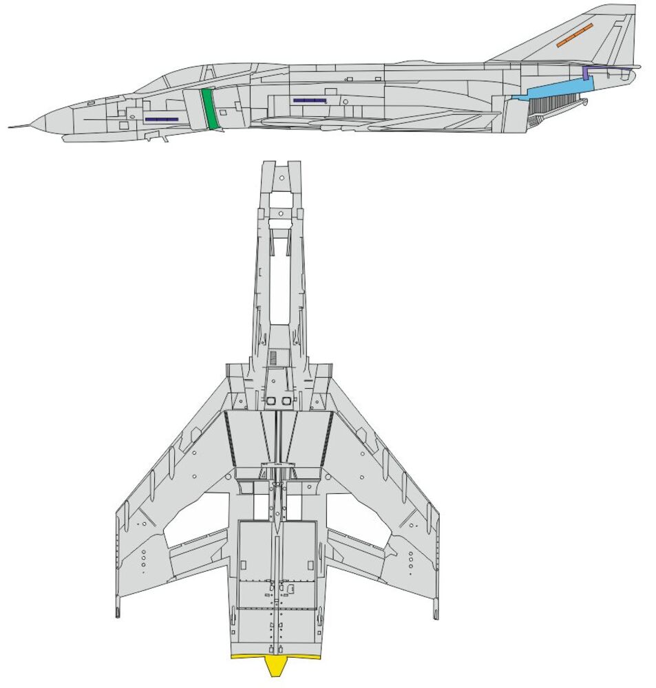 F-4E surface panels 1/48 MENG