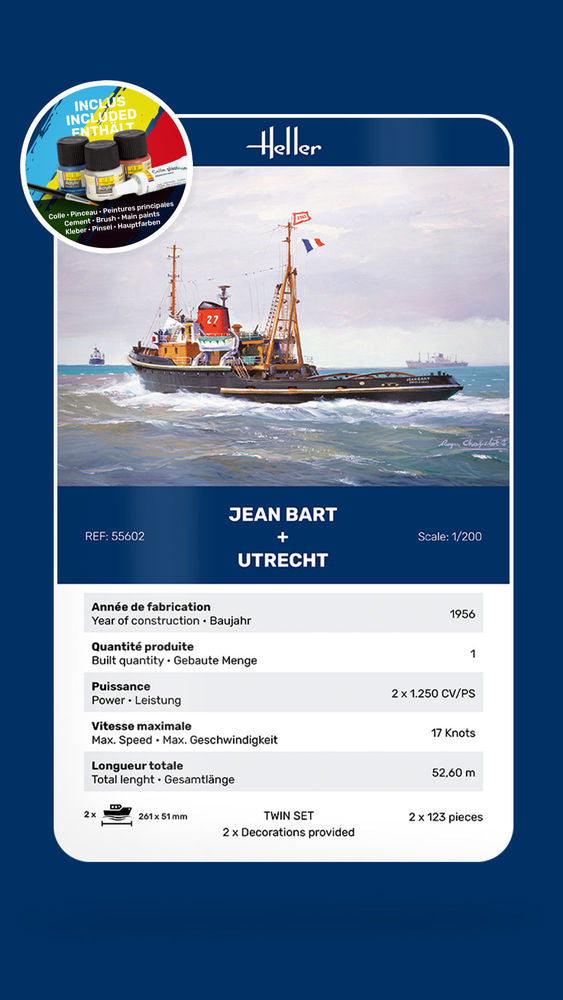 STARTER KIT Twin Set Jean Bart + Utrecht