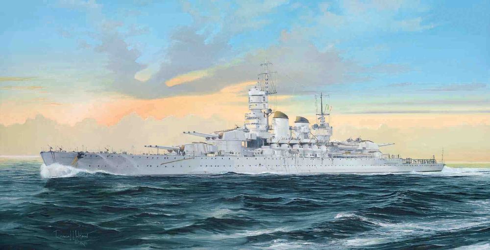 Italian Navy Battleship RN Littro 1941