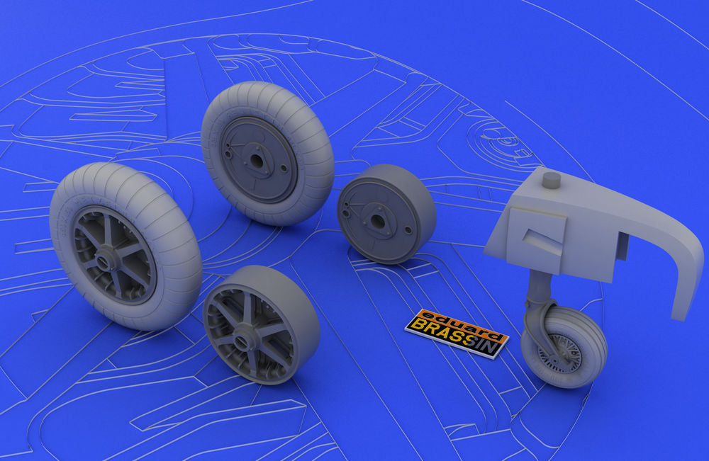 Bf 109E wheels for Eduard