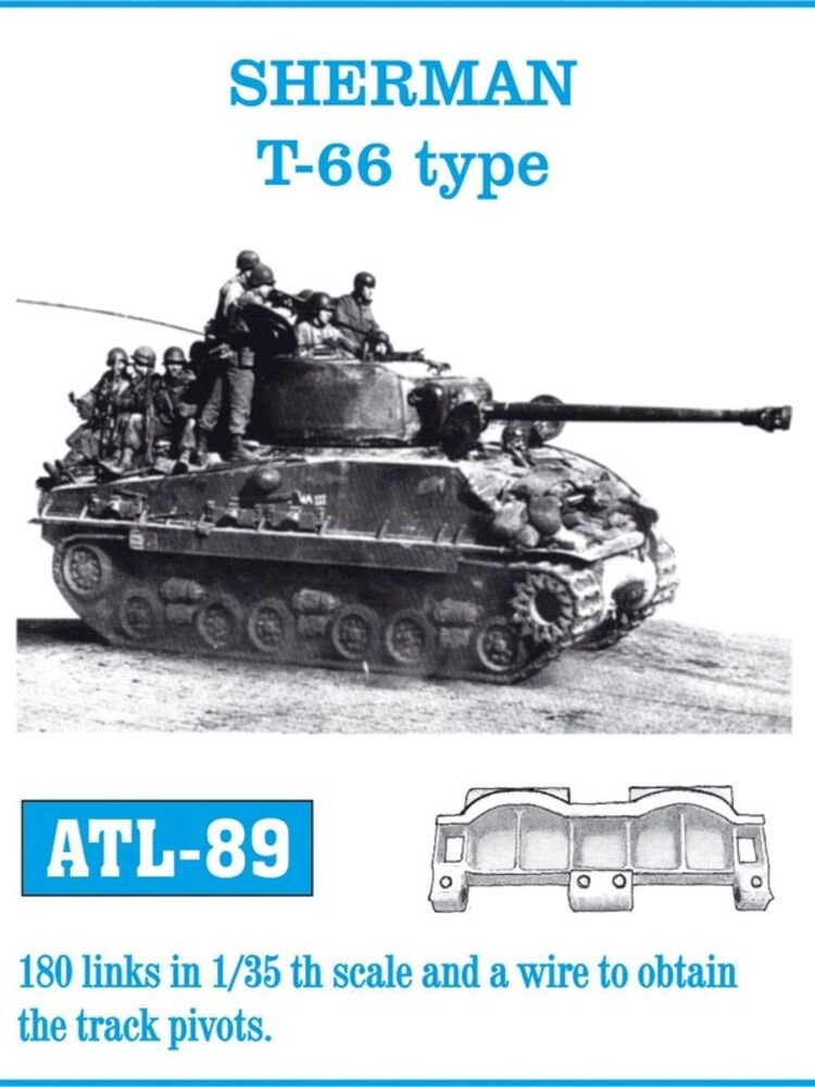 Tracks for Sherman T-66 type