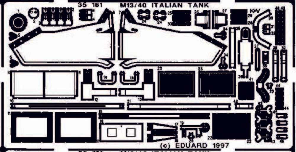 M13/40 Panzer Detailbausatz