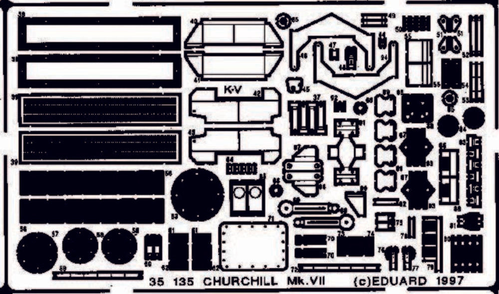 Churchill Mk.VII Detailbausatz Au��en