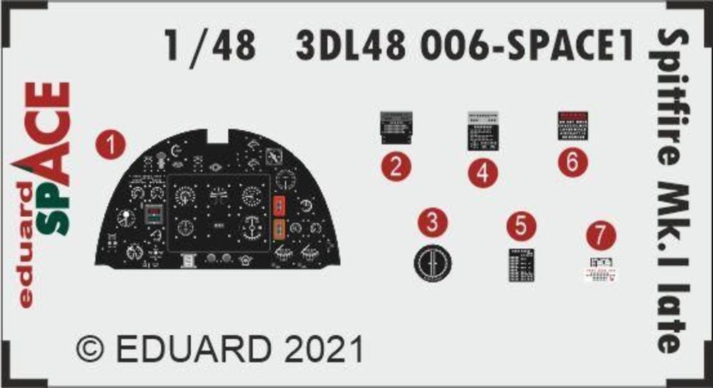 Spitfire Mk.I late SPACE 1/48 for EDUARD