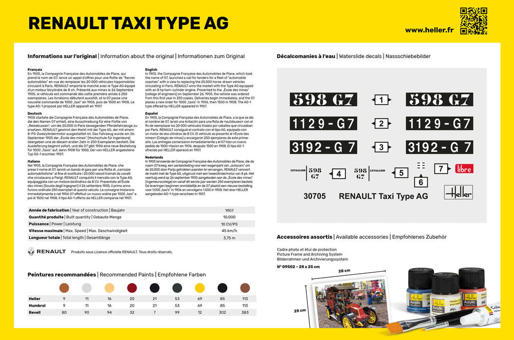 STARTER KIT Renault Taxi Type AG