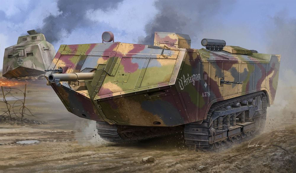 French Saint-Chamond Heavy Tank-Late