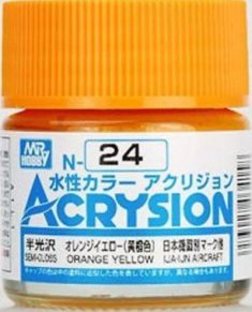 Mr Hobby -Gunze Acrysion (10 ml) Orange Yellow