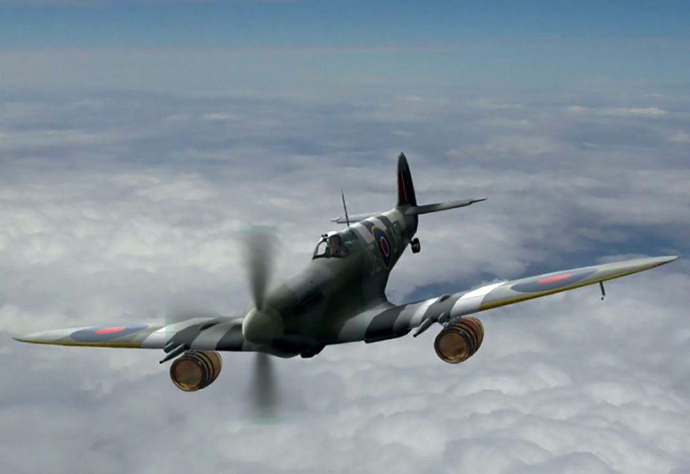 Spitfire Mk.IXC Beer Delivery WWII British Fighter