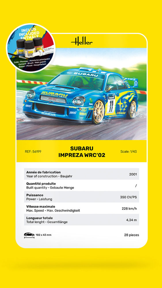 STARTER KIT Impreza WRC'02