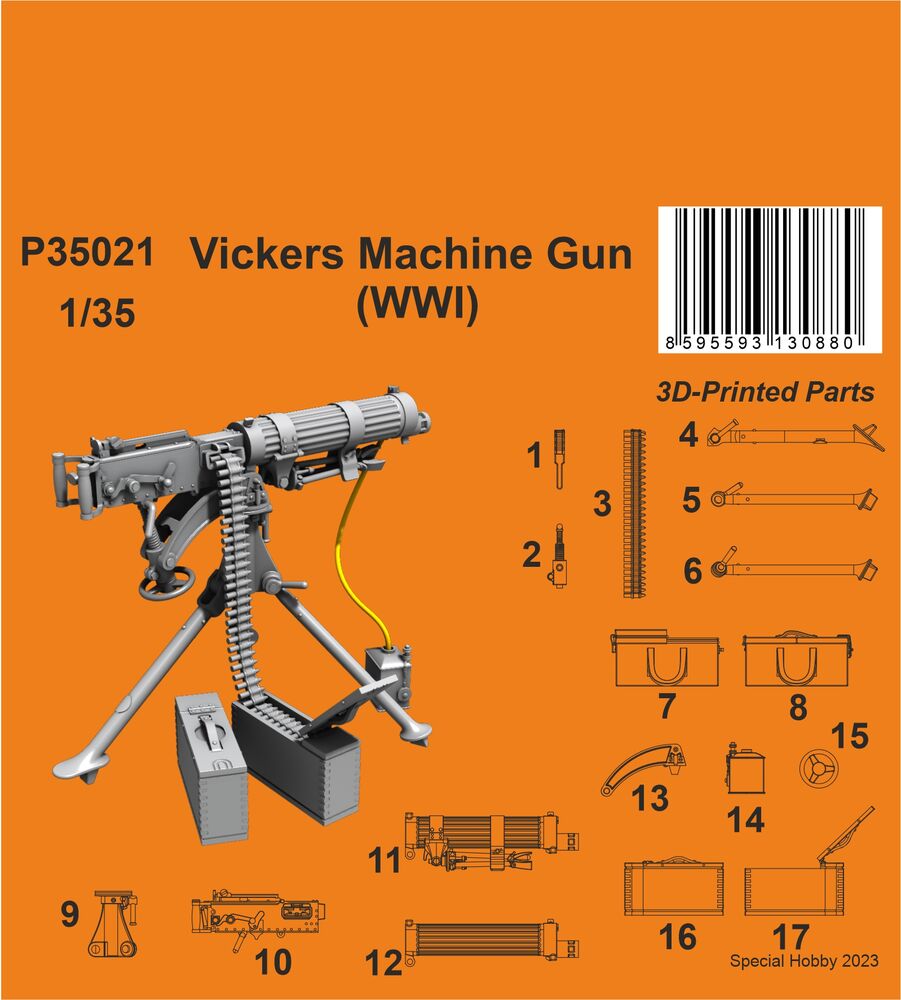 Vickers Machine Gun (WWI) 1/35