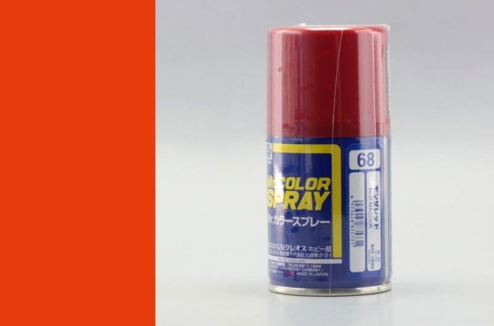 Mr Hobby -Gunze Mr. Color Spray (100 ml) Madder Red