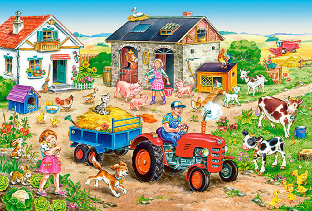 Life on the Farm, Puzzle 40 Teile maxi