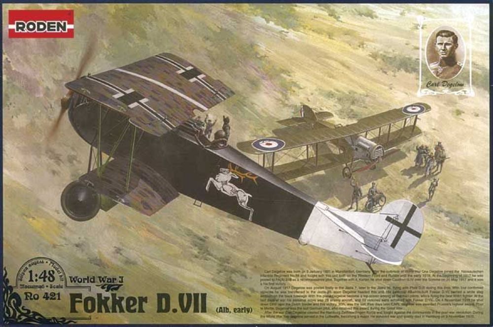 Fokker D.VII (Albatros built, early) Carl Degelow