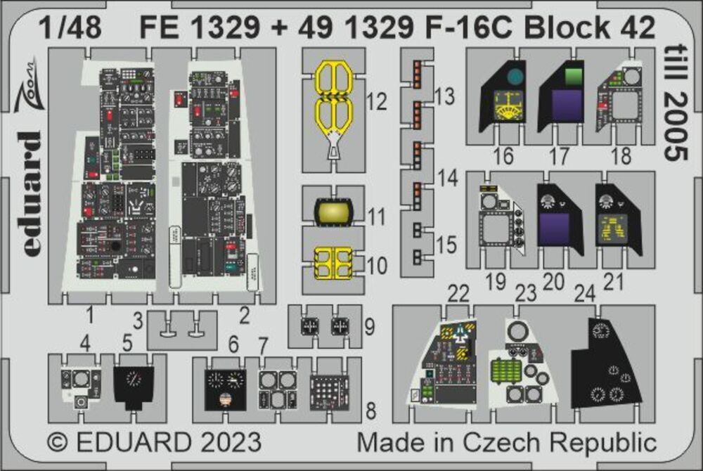 F-16C Block 42 till 2005 1/48 for KINETIC