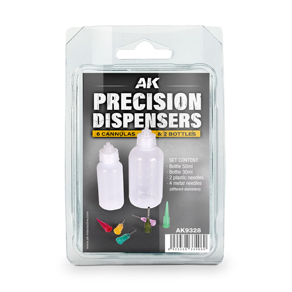 PRECISION DISPENSERS (6cannulas & 2 bottles)