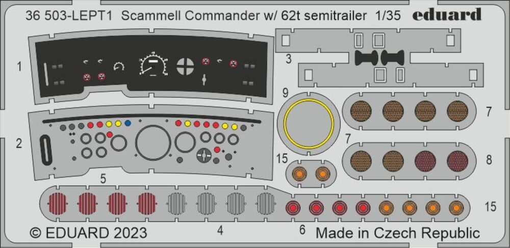 Scammel Commander w/ 62t semitrailer 1/35 HOBBY BOSS