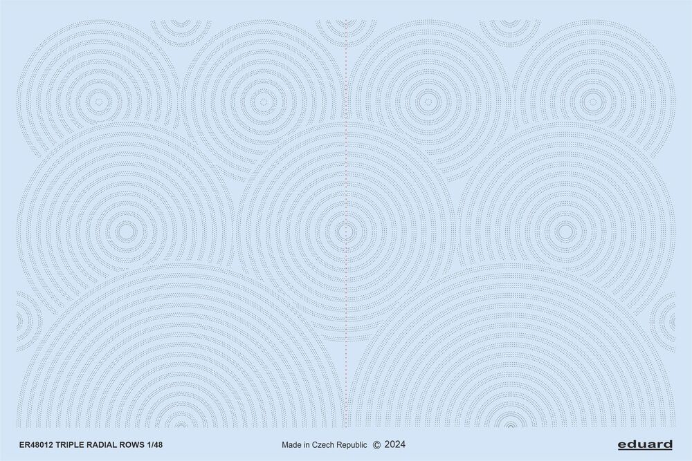 Triple radial rows