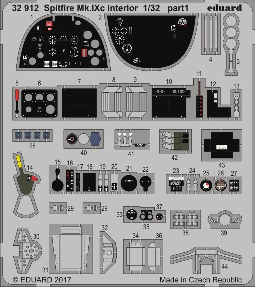 Spitfire Mk.IXc interior for Revell