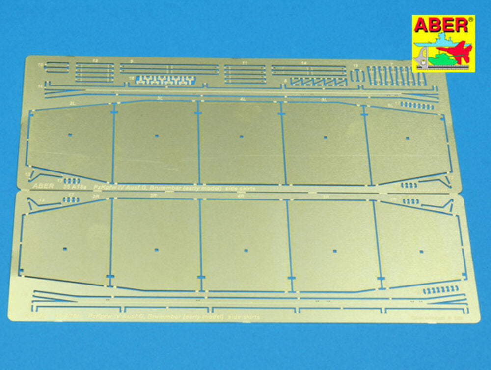 Side skirts for PzKpfw IV (G), Brummbar (Early)