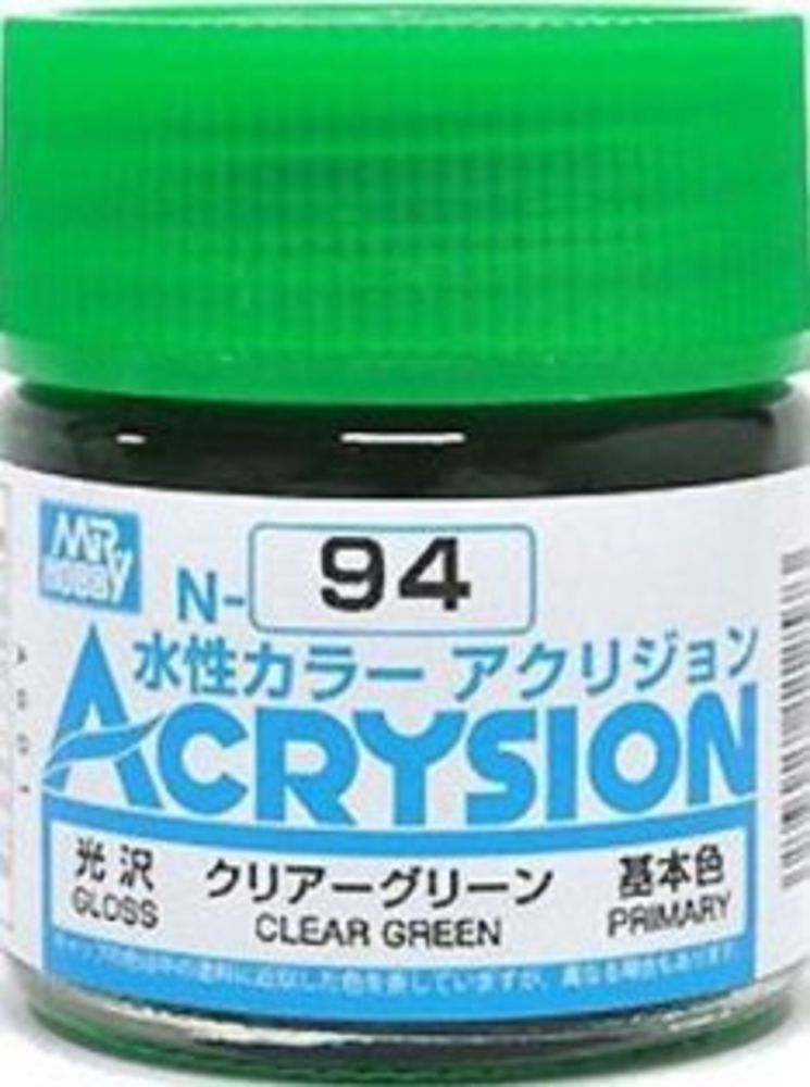 Mr Hobby -Gunze Acrysion (10 ml) Clear Green