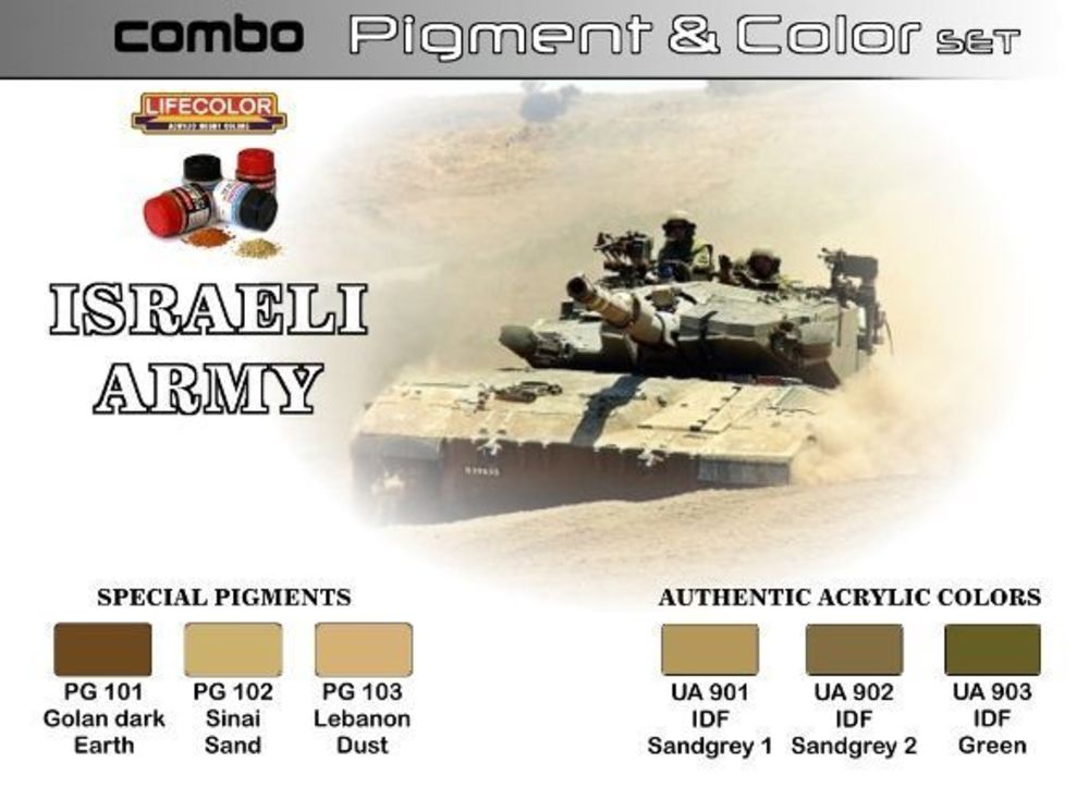 Pigment&Color Set Israeli Army