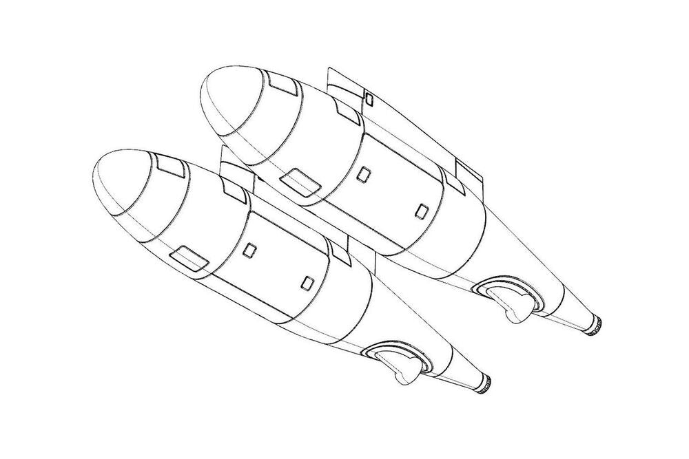 Refueling pod KC-130J (2pcs)