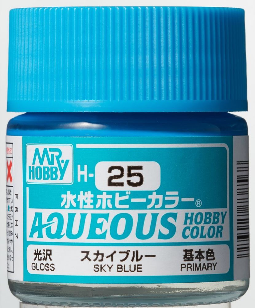 Mr Hobby -Gunze Aqueous Hobby Colors (10 ml) Sky Blue